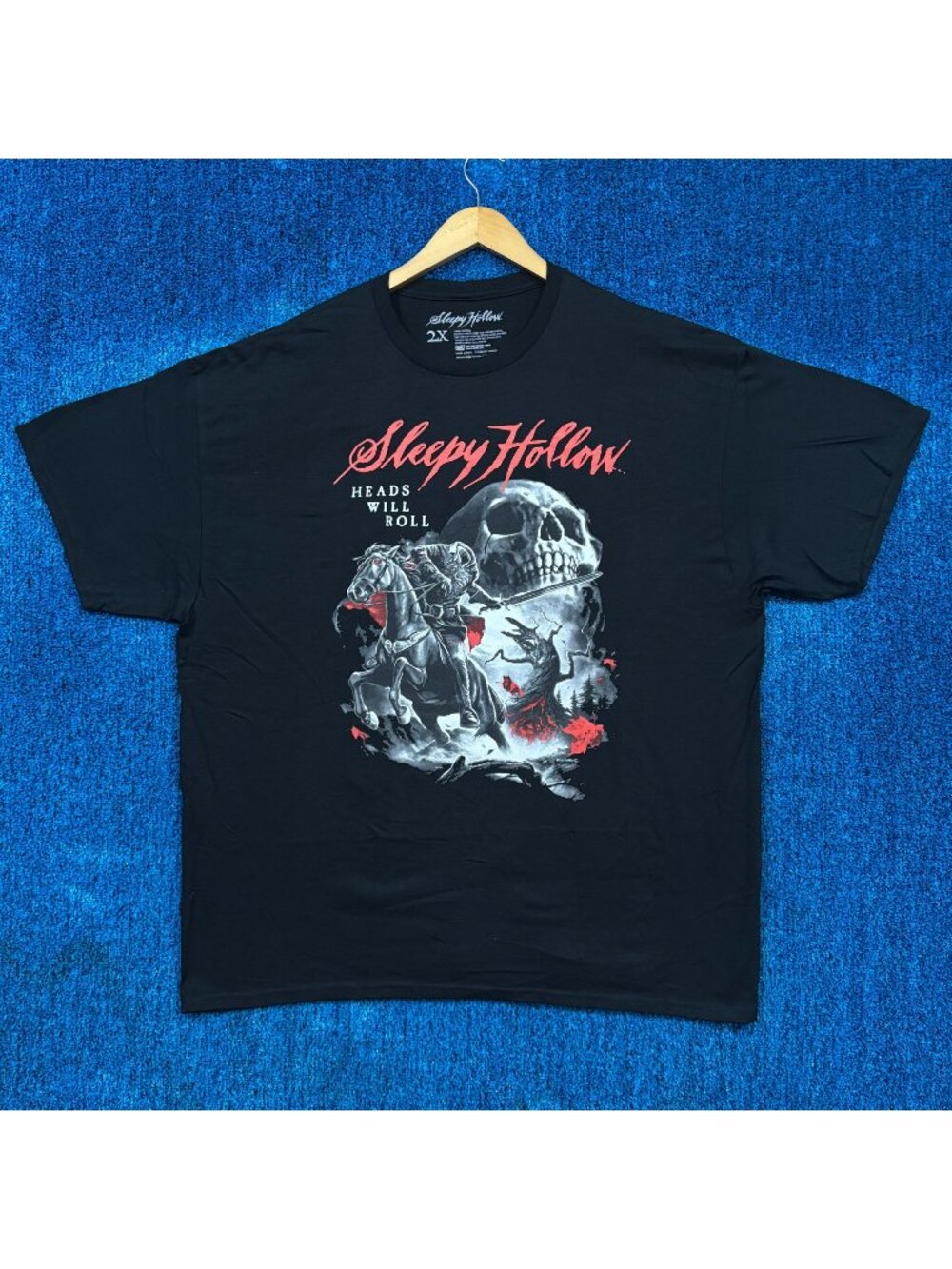 Sleepy Hollow The Headless Horseman Heads Will Roll Tee 2X